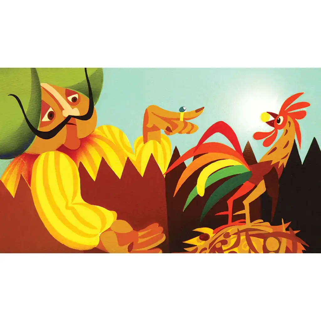 Arany László: Diamantový poltura malého kohúta diafilm