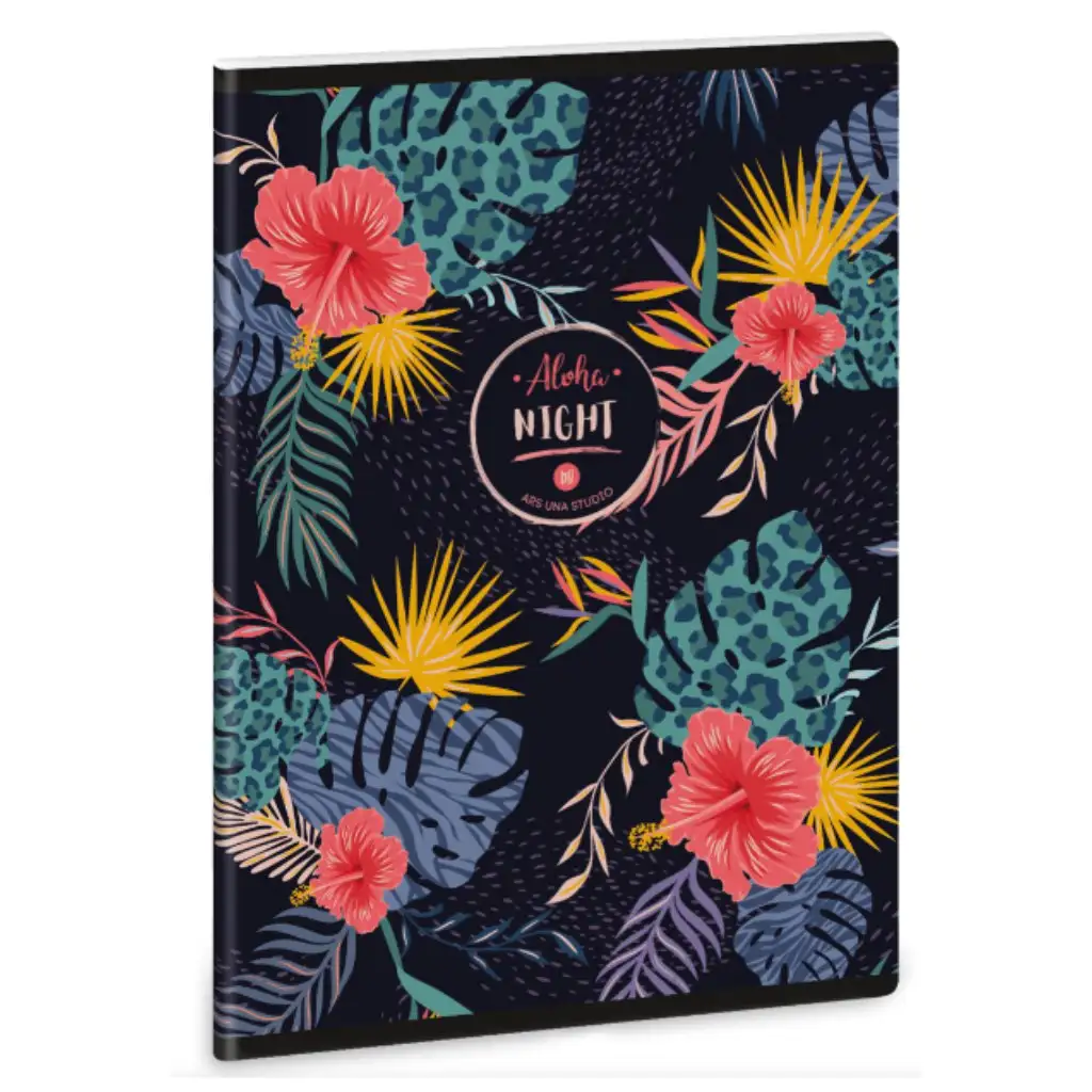 Ars Una Aloha Night extra zošit s krúžkovou väzbou A/5