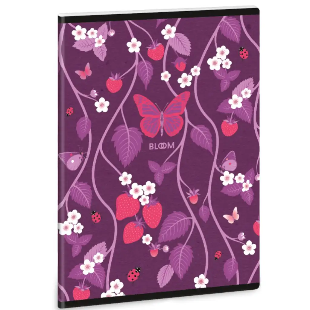 Ars Una Bloom Papillon extra zošit s klipom A/5