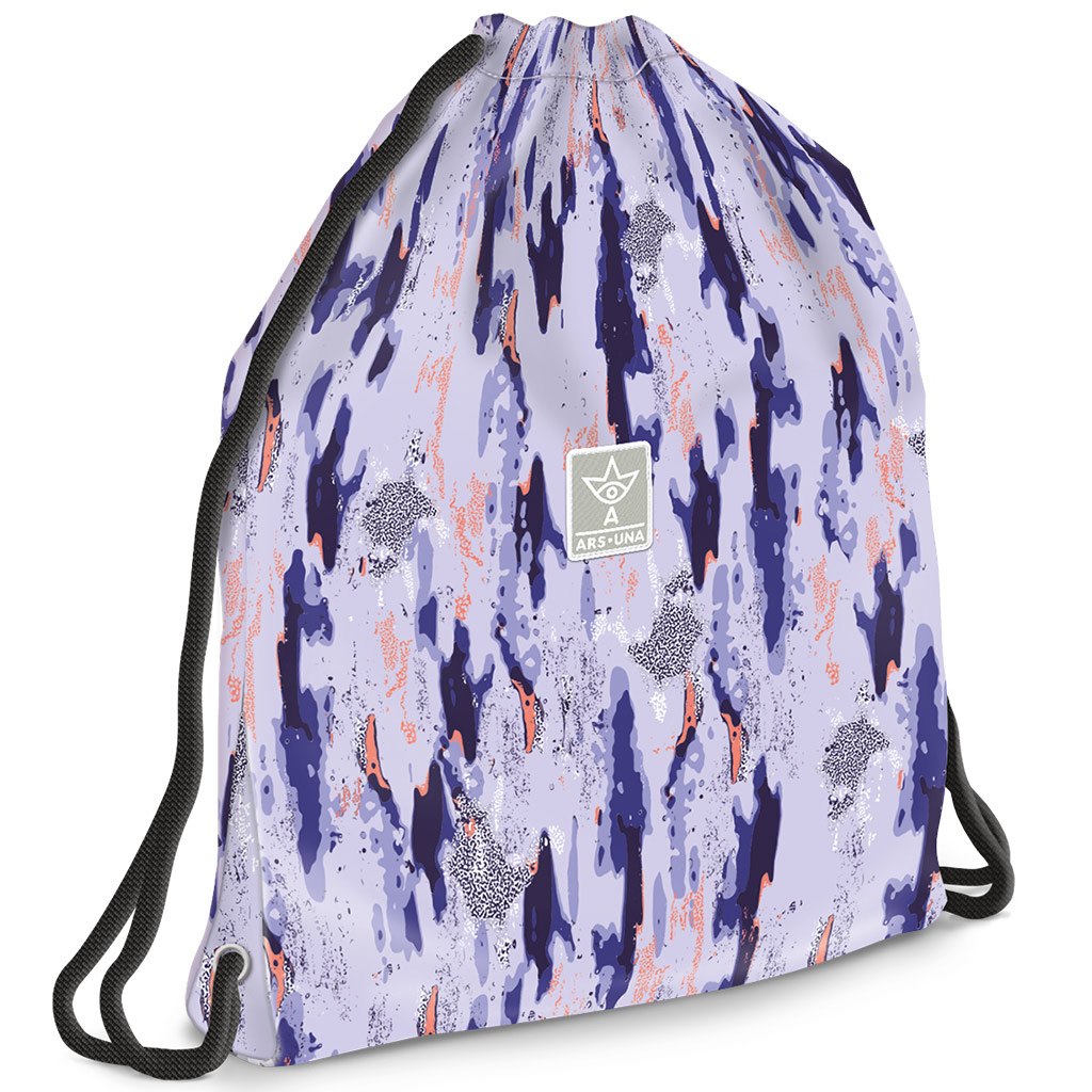 Ars Una: Camouflage tínedžerský vak na prezúvky, športový vak 37,5x46 cm