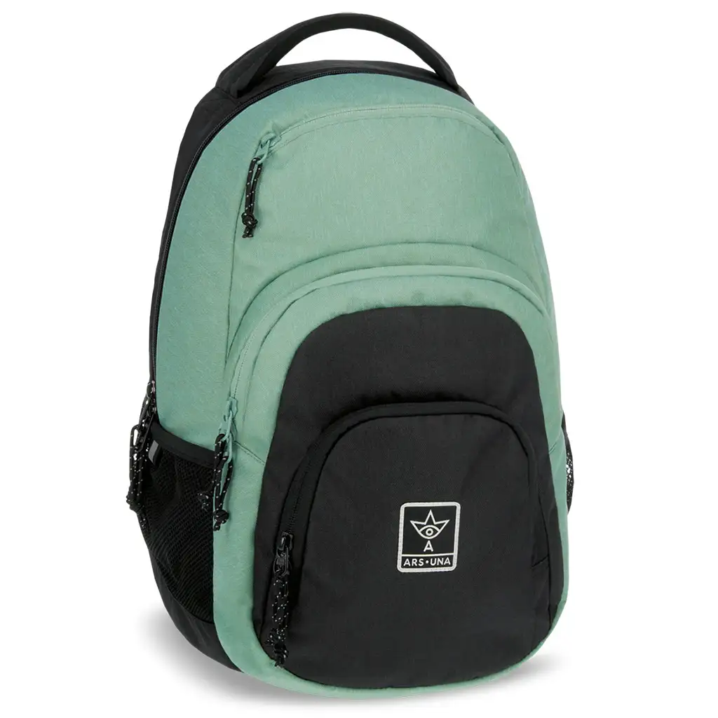 Ars Una: Celtic mentolovo-zeleno-čierna AU-2 školská taška, batoh 32x46x22cm