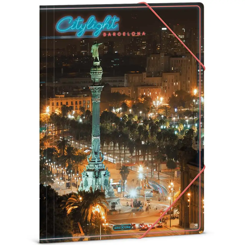Ars Una: Citylight Barcelona A/4 gumičkový zakladač