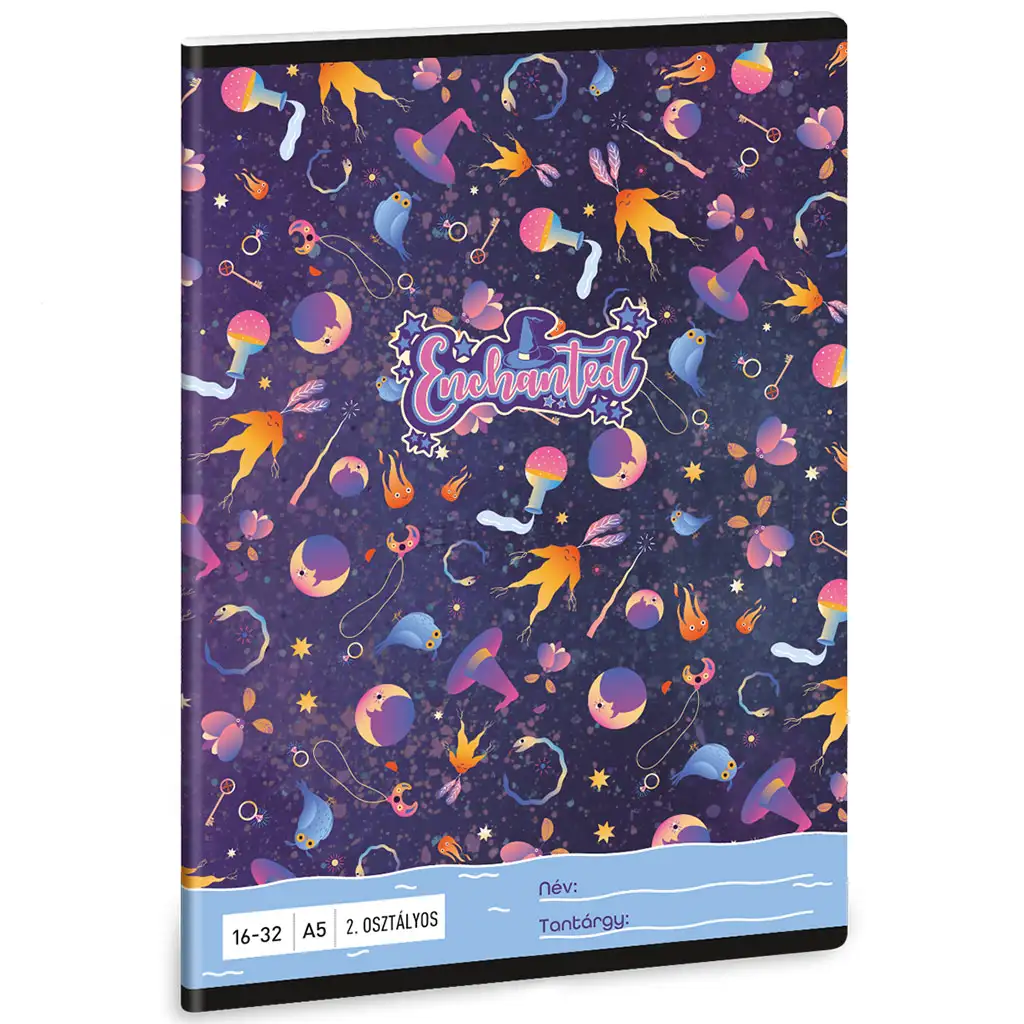 Ars Una: Enchanted boszi vzorovaný linajkový zošit pre 2. ročník A/5