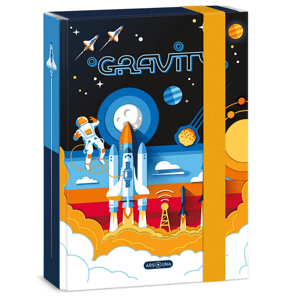 Ars Una: Gravity astronautický box na zošity A/5