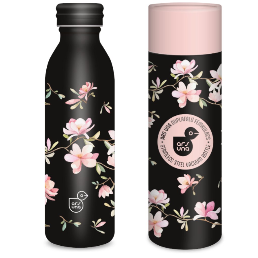 Ars Una Magnolia dvojstenná kovová fľaša 600 ml