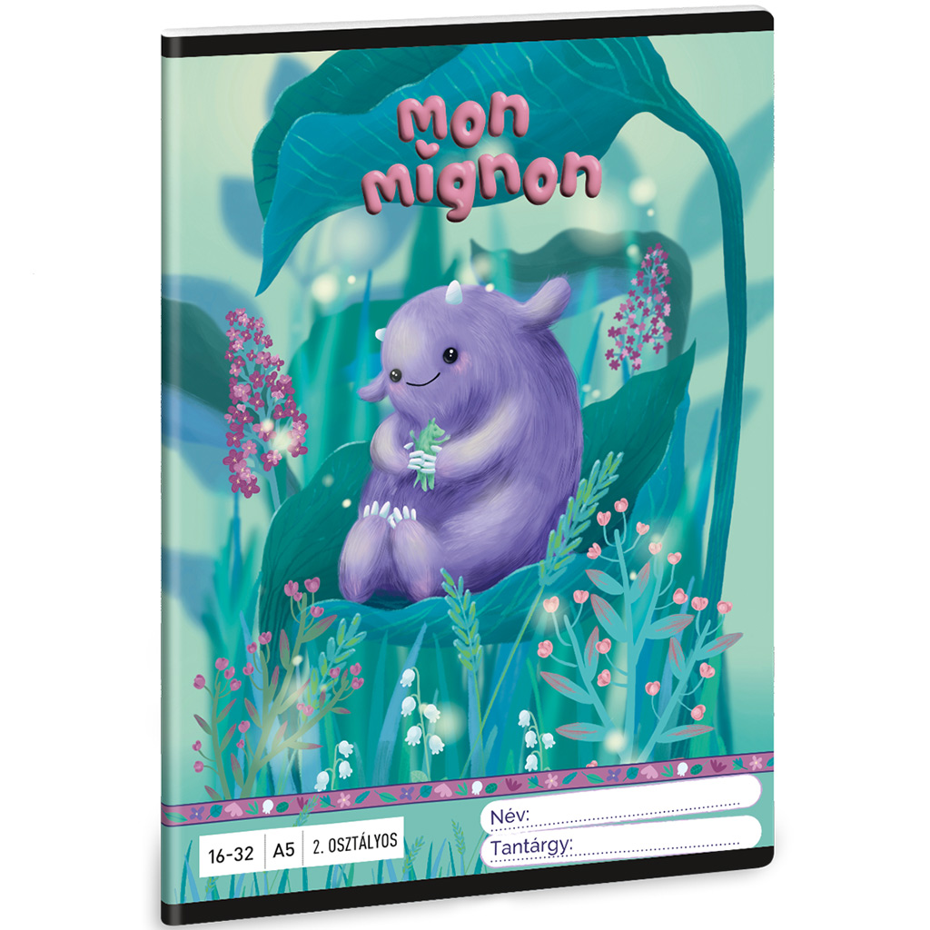 Ars Una: Mon Mignon linajkovaný zošit pre 2. ročník A/5 16-32