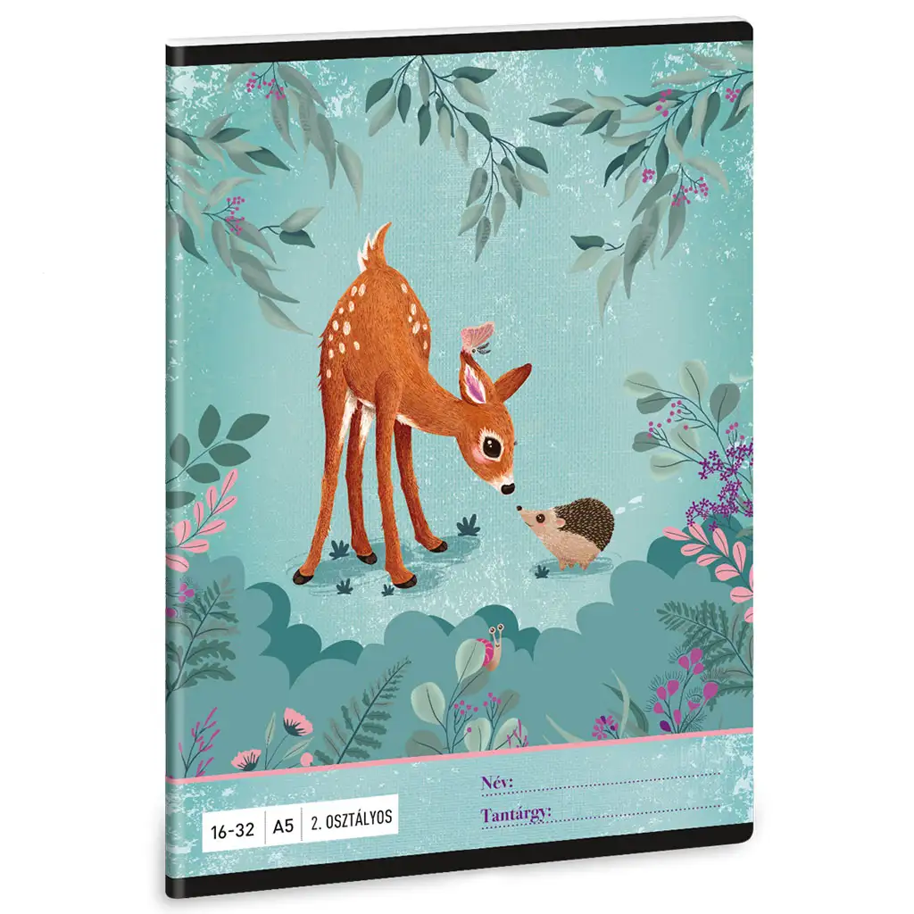 Ars Una: My Secret Garden linajkovaný zošit pre 2. triedu A/5