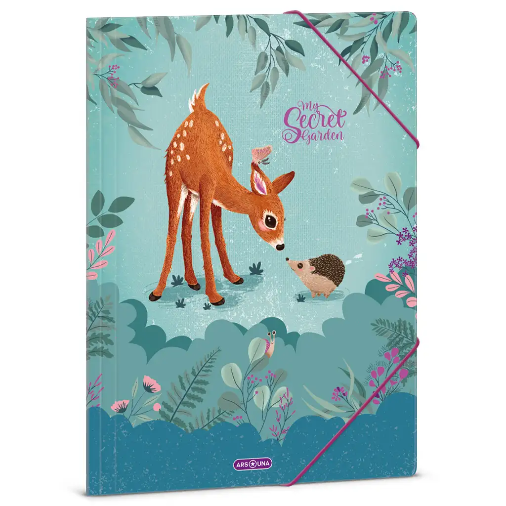 Ars Una: My Secret Garden s gumou na spisy A/4 s motívom srnky
