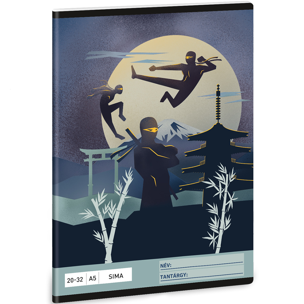 Ars Una: Ninjas in the dark obyčajný zošit A/5 20-32