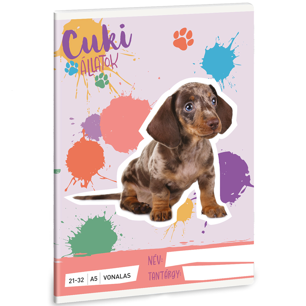 Ars Una: Roztomilé zvieratá - Harlekýnsky jazvečík linajkový zošit A/5 21-32