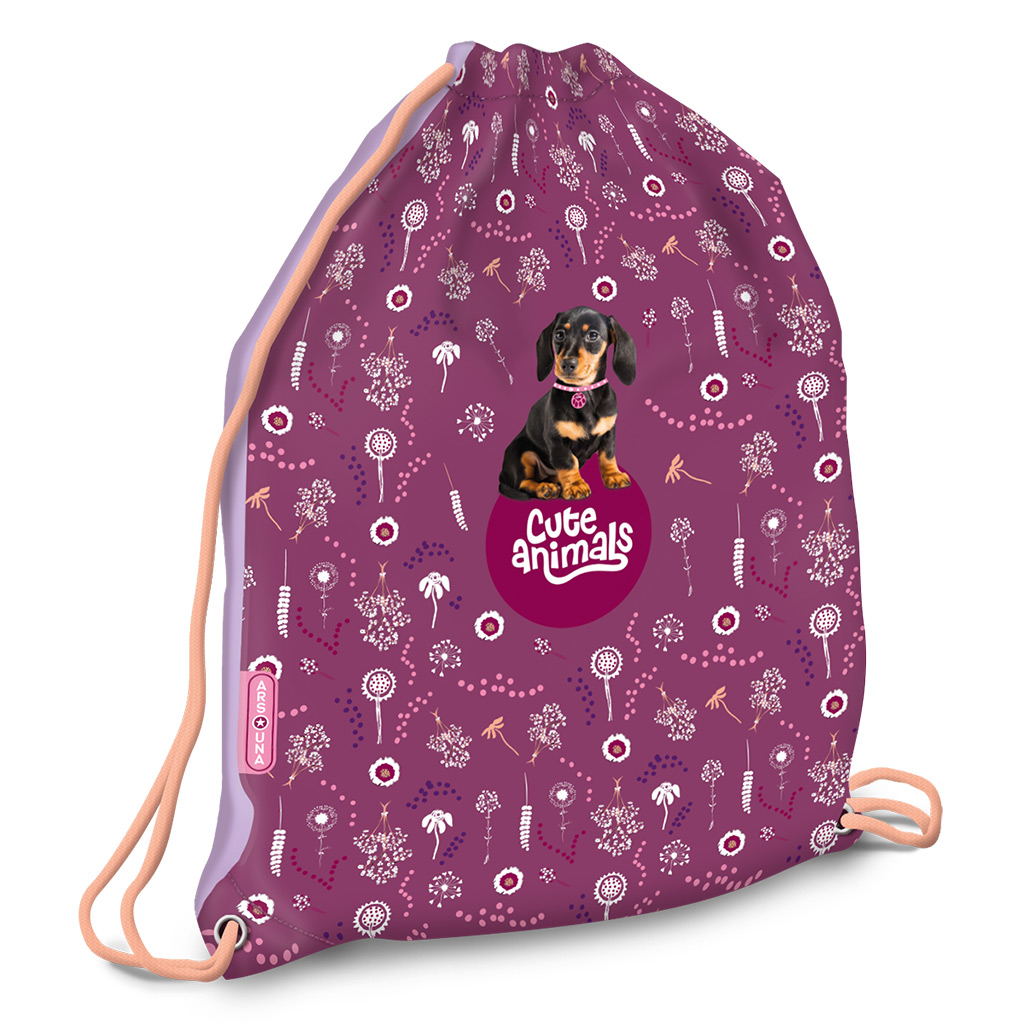 Ars Una: Roztomilé zvieratá - Športový vak so psíkom, 32x42cm