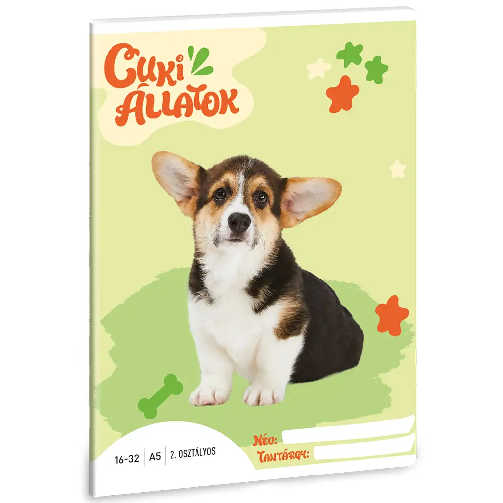 Ars Una: Roztomilé zvieratá - Welsh Corgi 2. ročník linajkový zošit A/5
