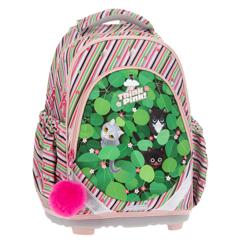 Ars Una: Think Pink anatomický školský batoh, ruksak 33x43x22 cm