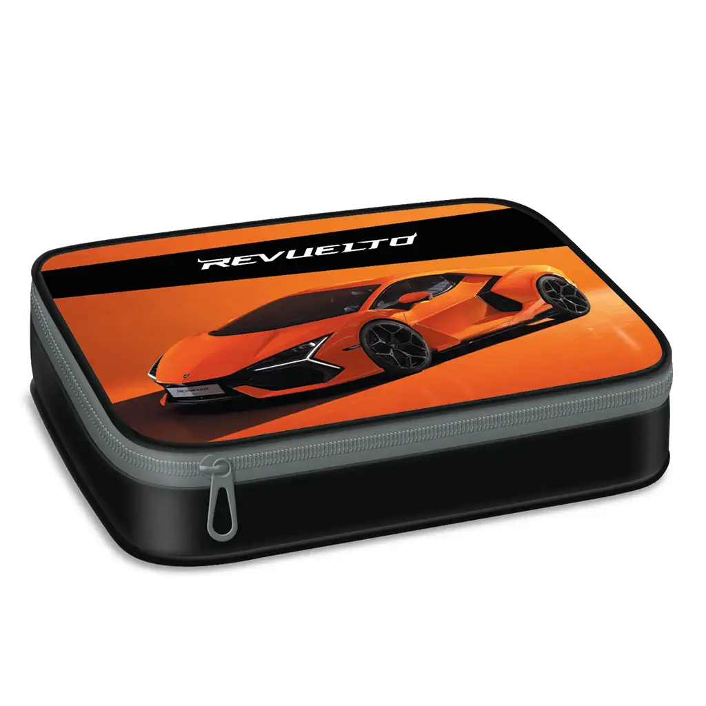 Ars Una: Viacposchodové puzdro na perá s motívom Lamborghini 15,5x22,5x4,5 cm