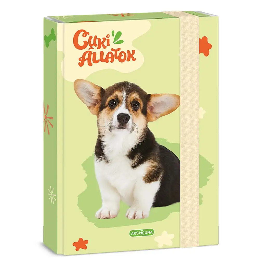 Ars Una: Welsh Corgi bulldog A/5 box na zošit