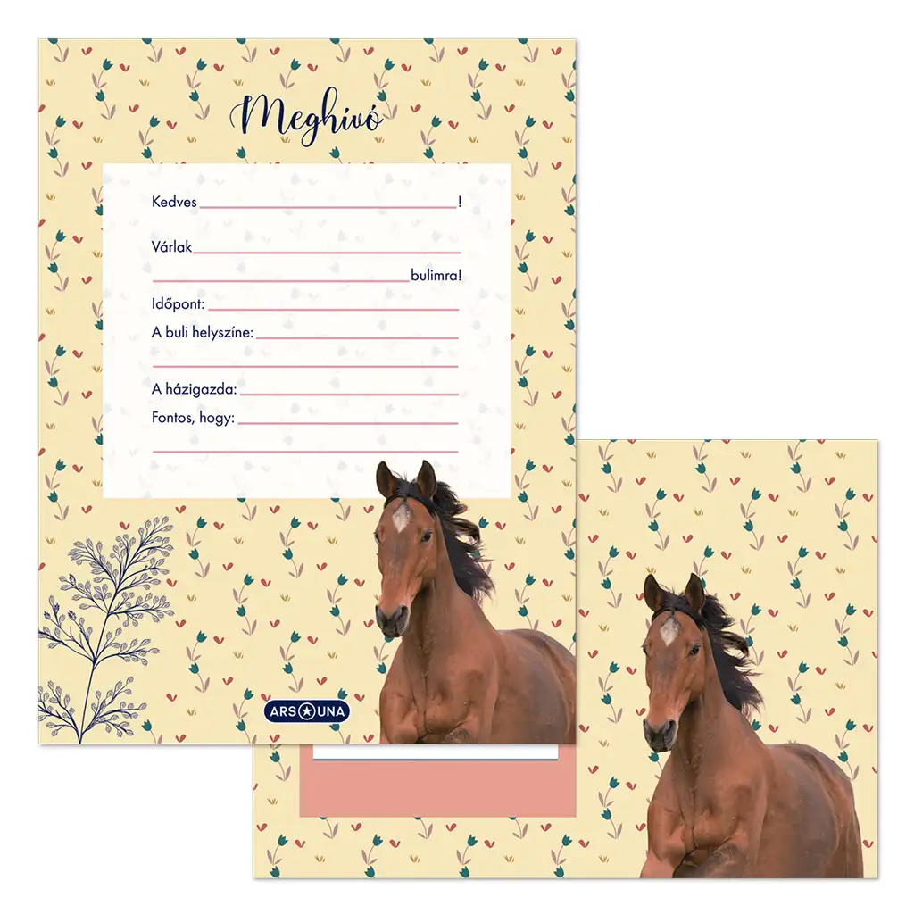 Ars Una: Wild and Free sada 10 pozvánok s obálkami