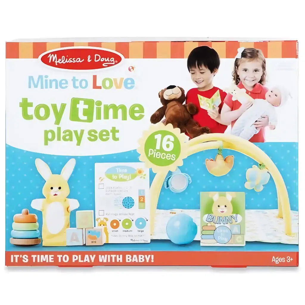 Bábätká a bábätkové domčeky - Detská hracia podložka s hračkami - Melissa & Doug