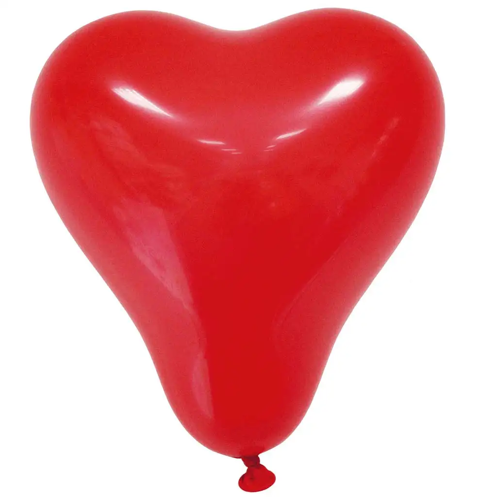 Balóny v tvare srdca – sada 8 ks, 25 cm