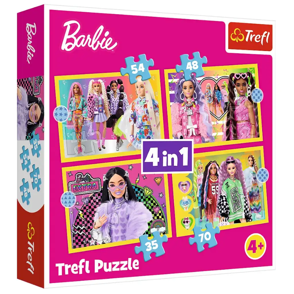 Barbie 4 v 1 puzzle - Trefl