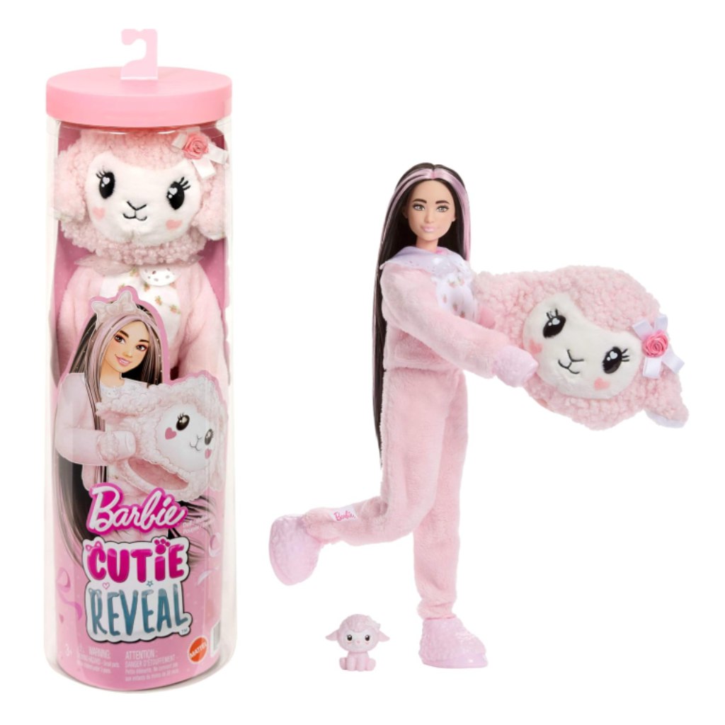 Barbie: Cutie Reveal prekvapujúca bábika - Ovečka - Mattel