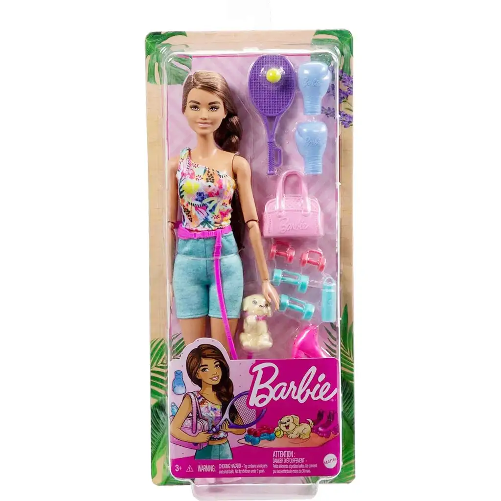 Barbie: Obnovenie energie Tenisová Barbie bábika s doplnkami - Mattel