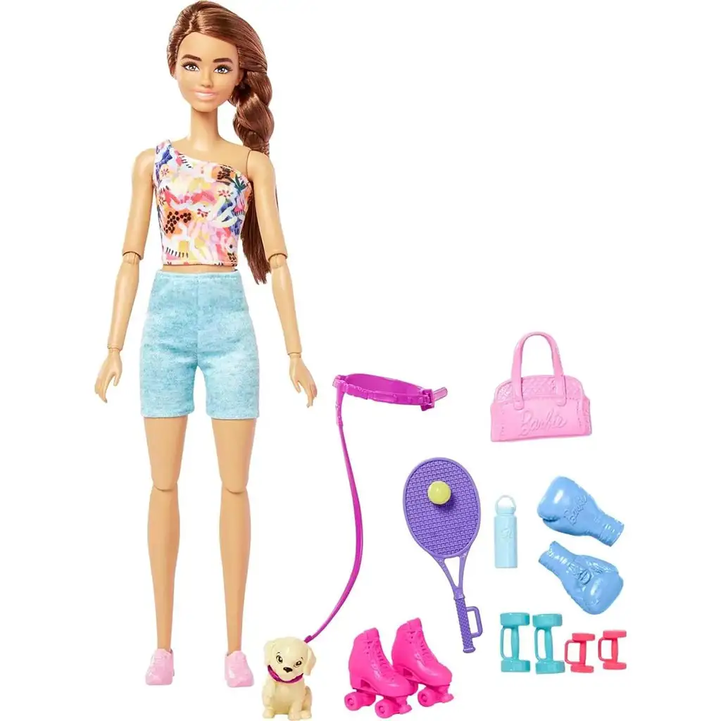 Barbie: Obnovenie energie Tenisová Barbie bábika s doplnkami - Mattel kép 3
