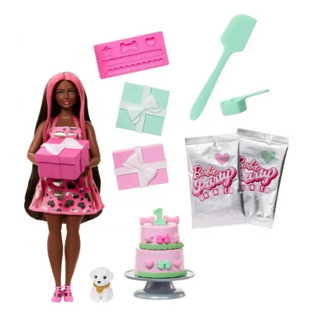Barbie: Party Reveal Prekvapujúci set - Mattel kép 2