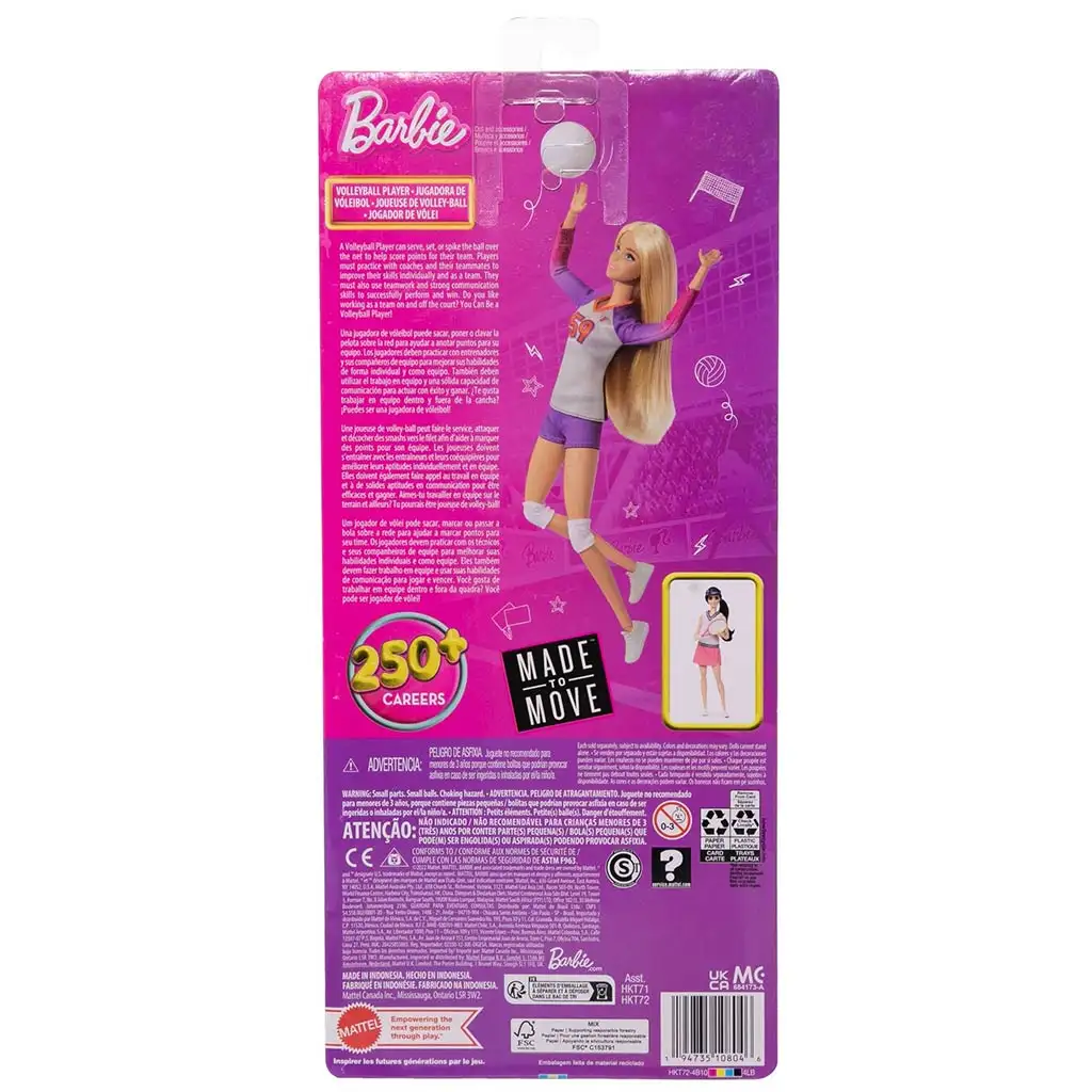 Barbie Športové bábiky - Volejbalista - Mattel kép 2