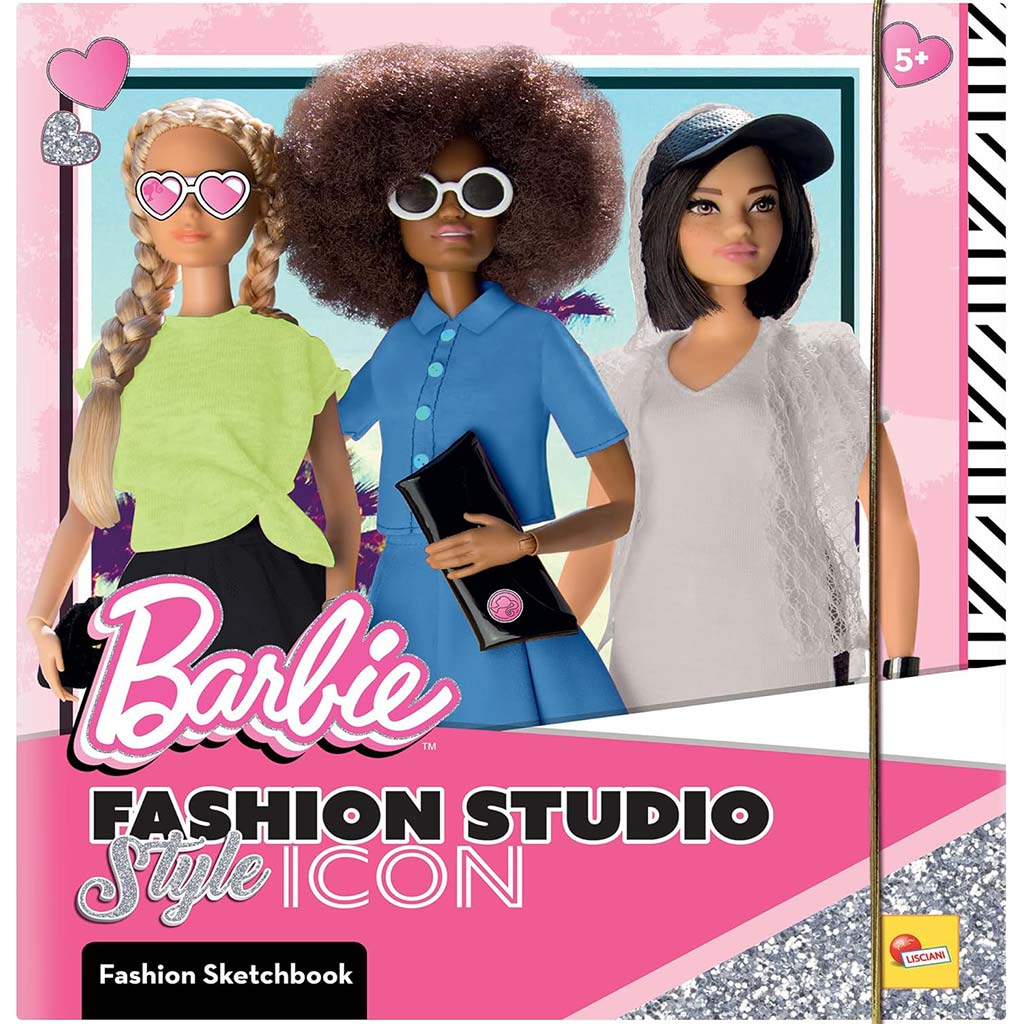 Barbie Štýlová Ikona – omaľovánka a set na obliekanie – Lisciani