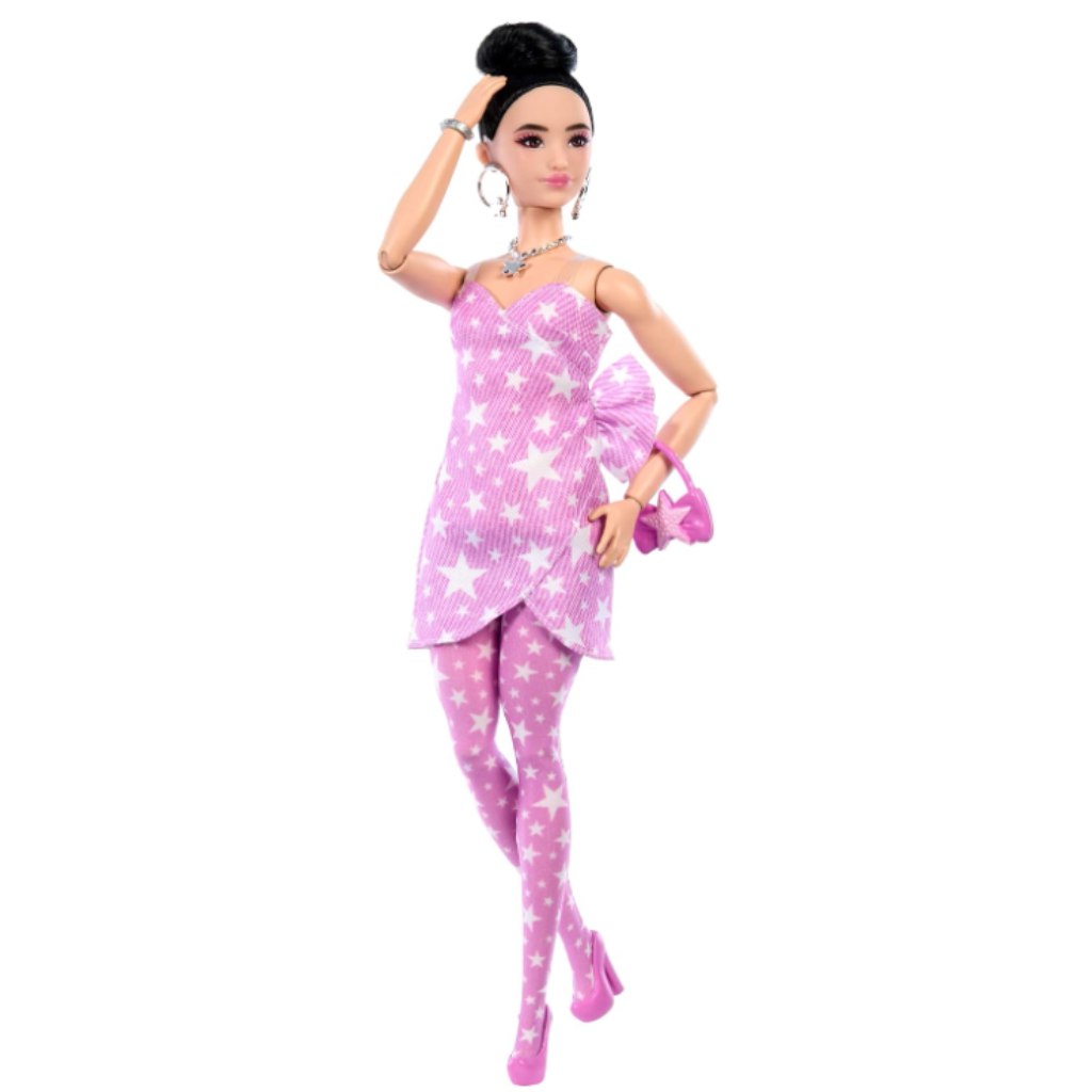 Barbie: Trendová kamarátka bábika v hviezdnom oblečení – Mattel kép 2