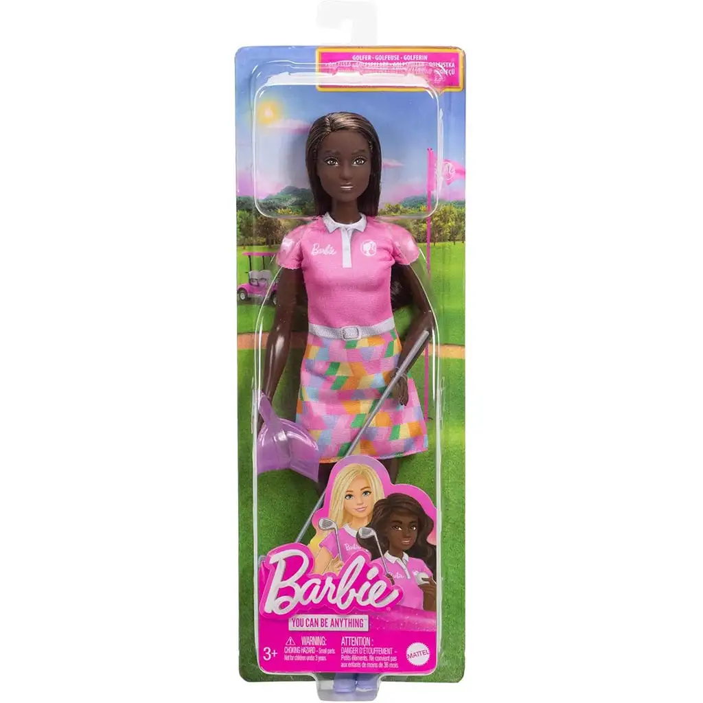Barbie kariérna bábika - Golfistka bábika - Mattel