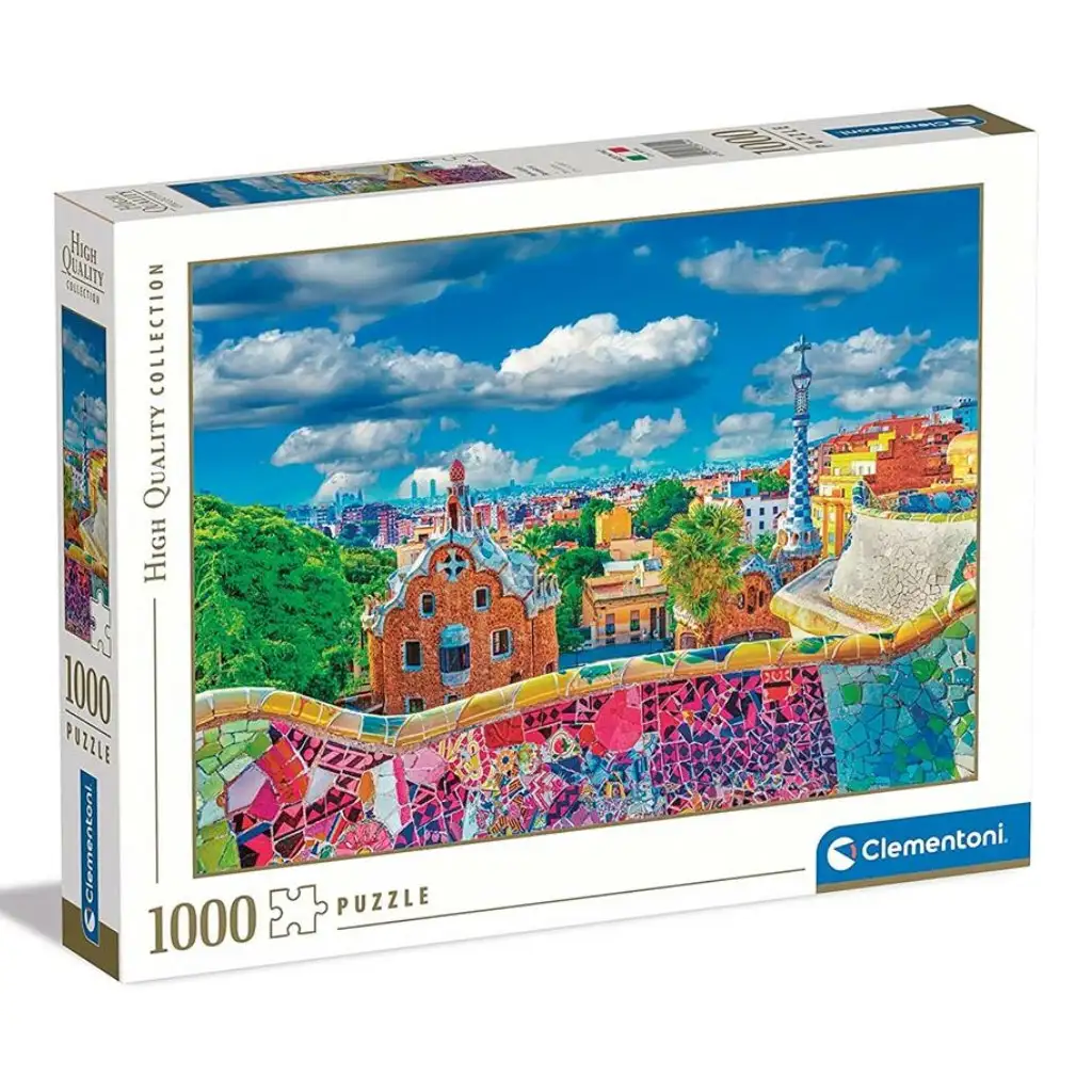 Barcelona - Park Güell 1000 kusov puzzle - Clementoni
