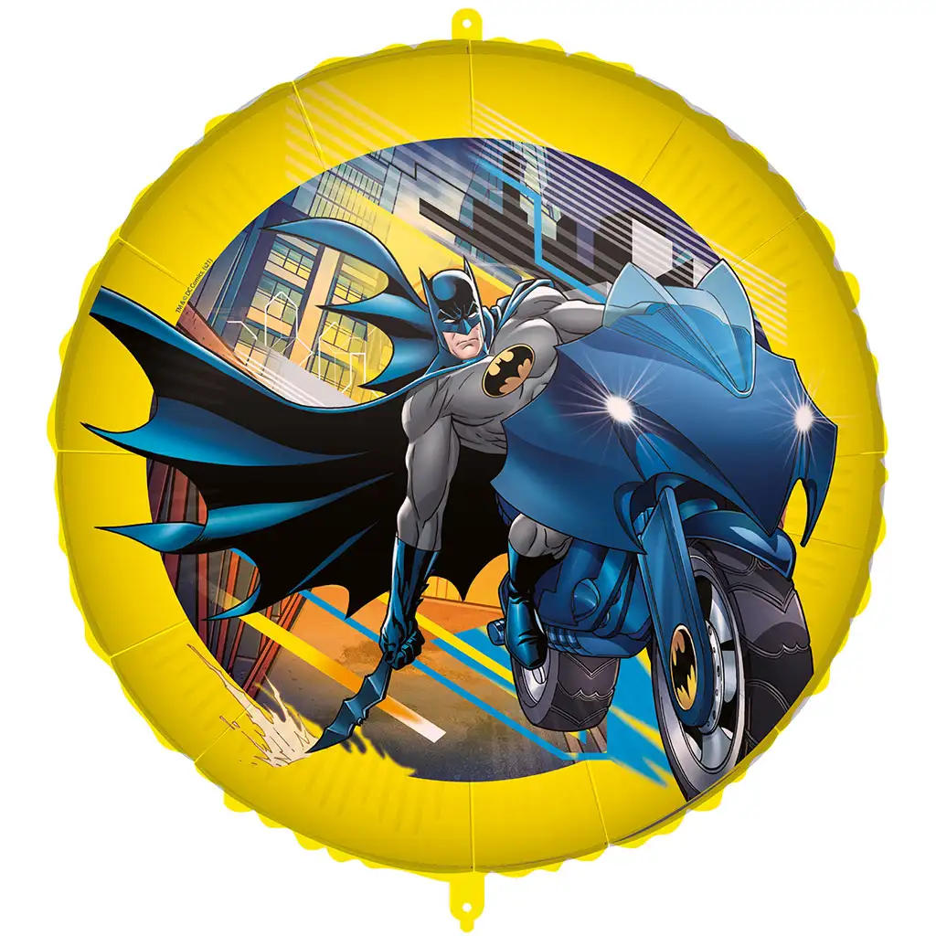 Batman na motorke fóliový balón 46 cm
