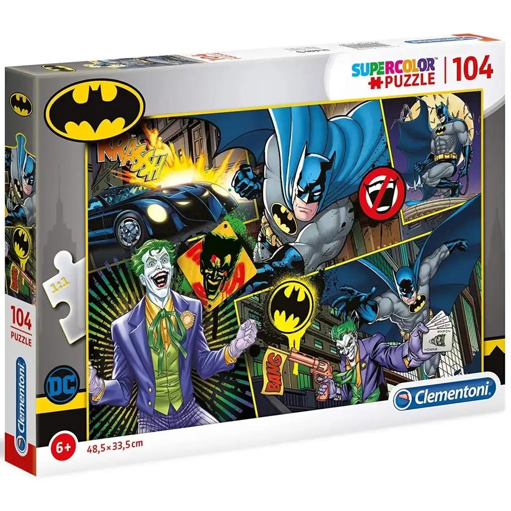 Batman vs. Joker 104-dielna supercolor puzzle - Clementoni