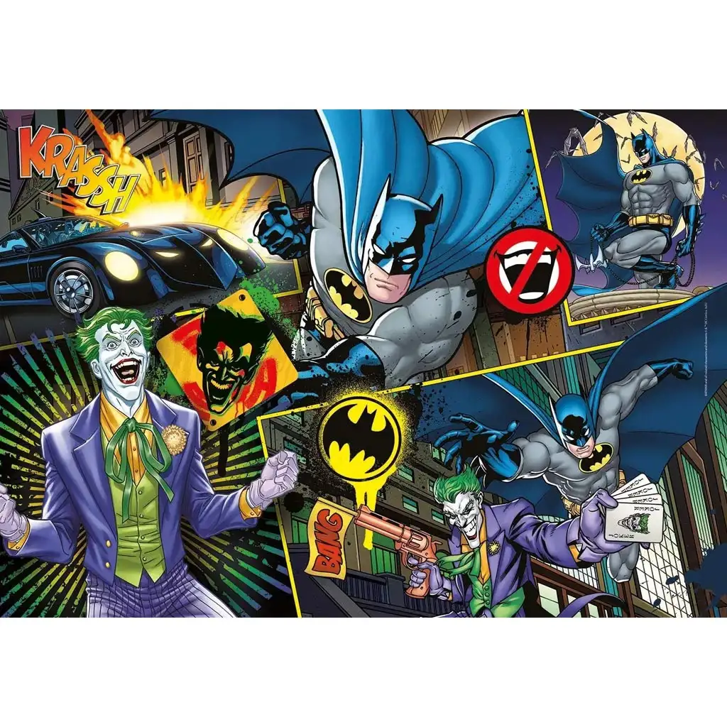 Batman vs. Joker 104-dielna supercolor puzzle - Clementoni kép 2