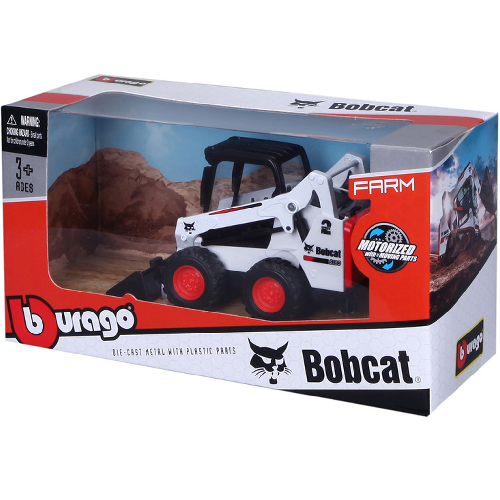 Bburago: Bobcat s rýpadlom - 10 cm
