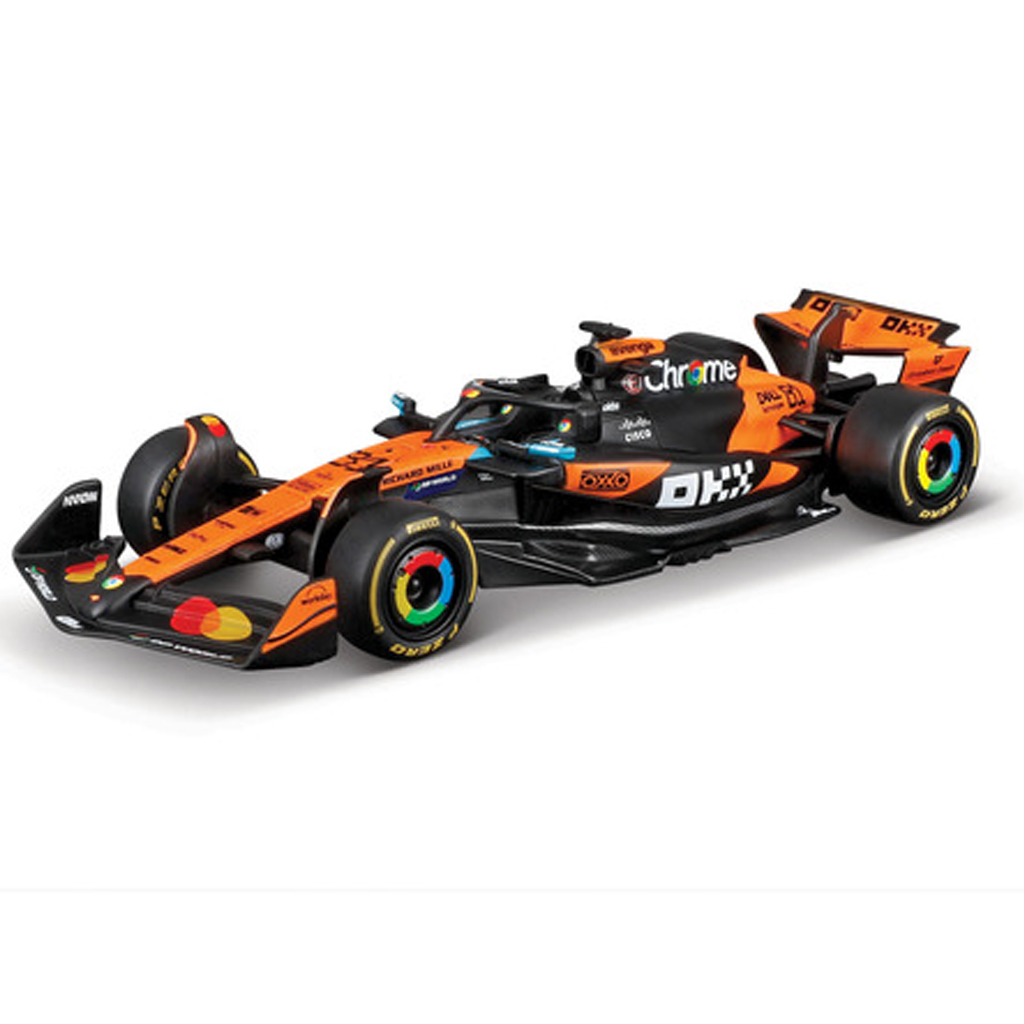 Bburago: McLaren MCL39 (2025) F1 závodné auto, kovový model 1/43 (Oscar Piastri #81)