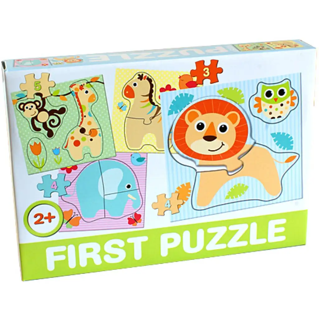 Mojé prvé puzzle Zvieratká ZOO - D-Toys