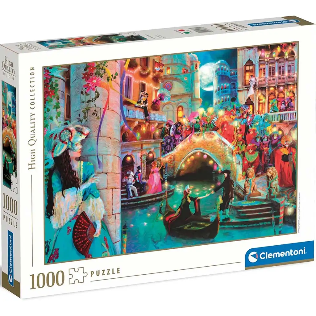 Benátsky karneval HQC 1000 dielikov puzzle - Clementoni