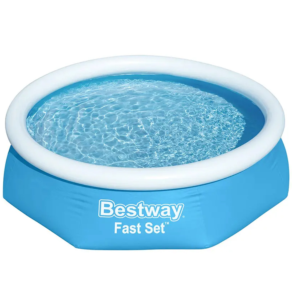 Bestway: Fast Set bazén s nafukovacím okrajom 244x61 cm