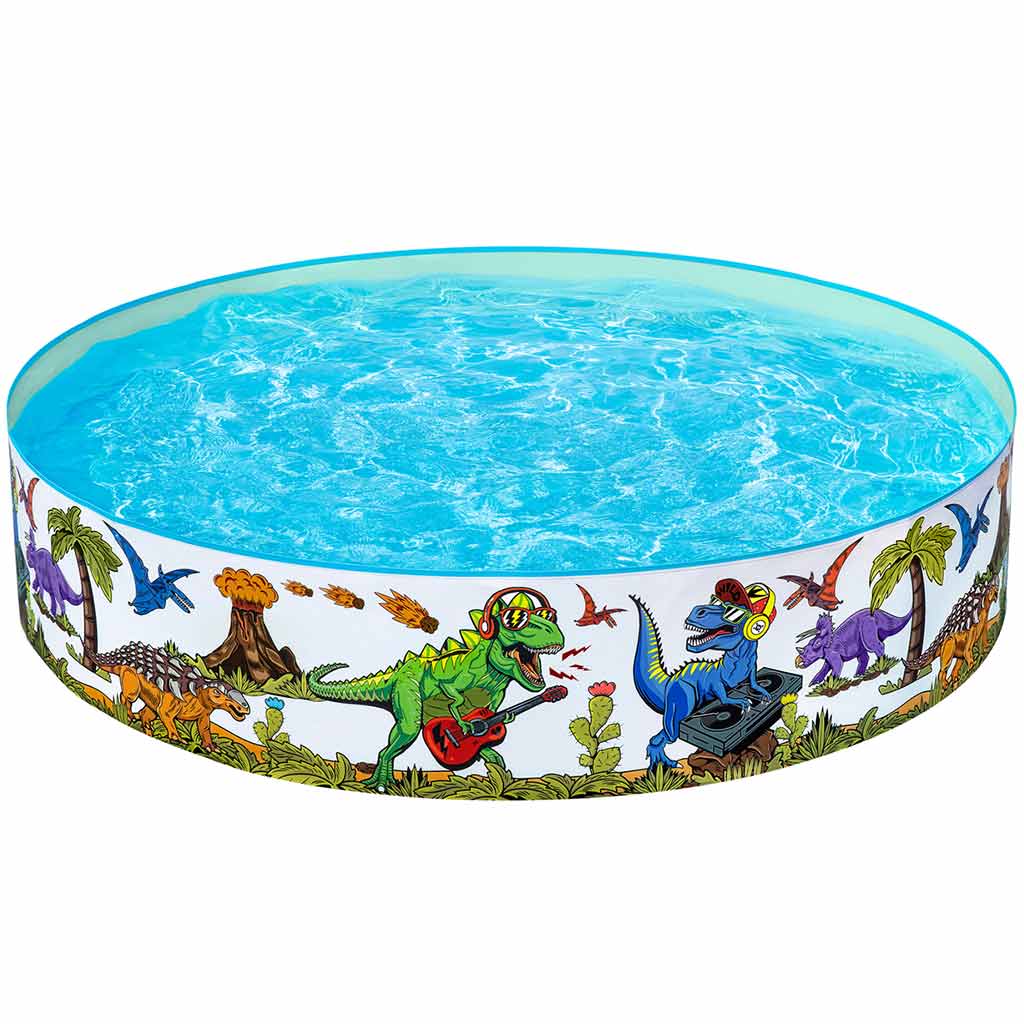 Bestway: Fill n Fun™ dinosaurusový pevnostenný detský bazén Ø 183 x 38 cm
