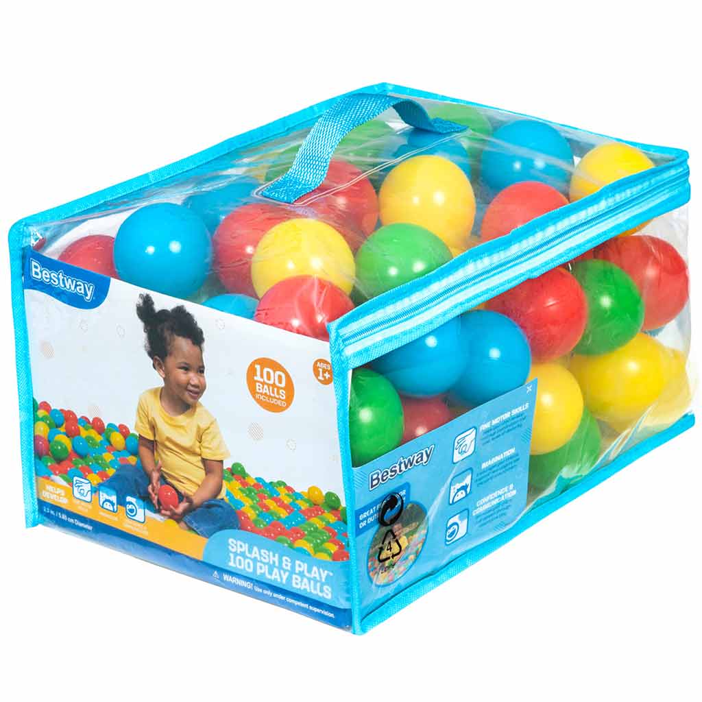 Bestway: Splash & Play™ balóniky na hranie, balenie 100 ks kép 1