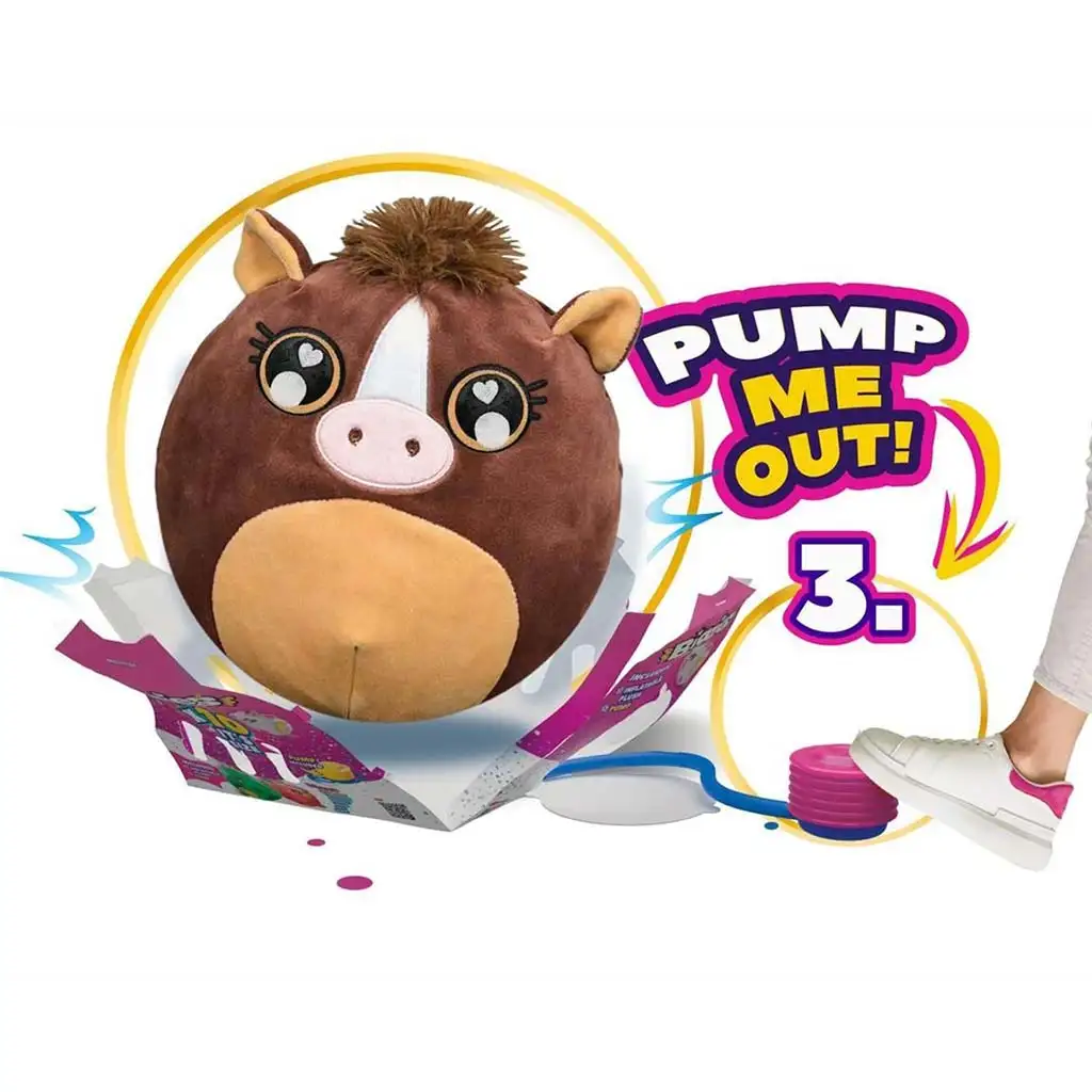 Biggies: Nafukovací XXL plyšový koník kép 3