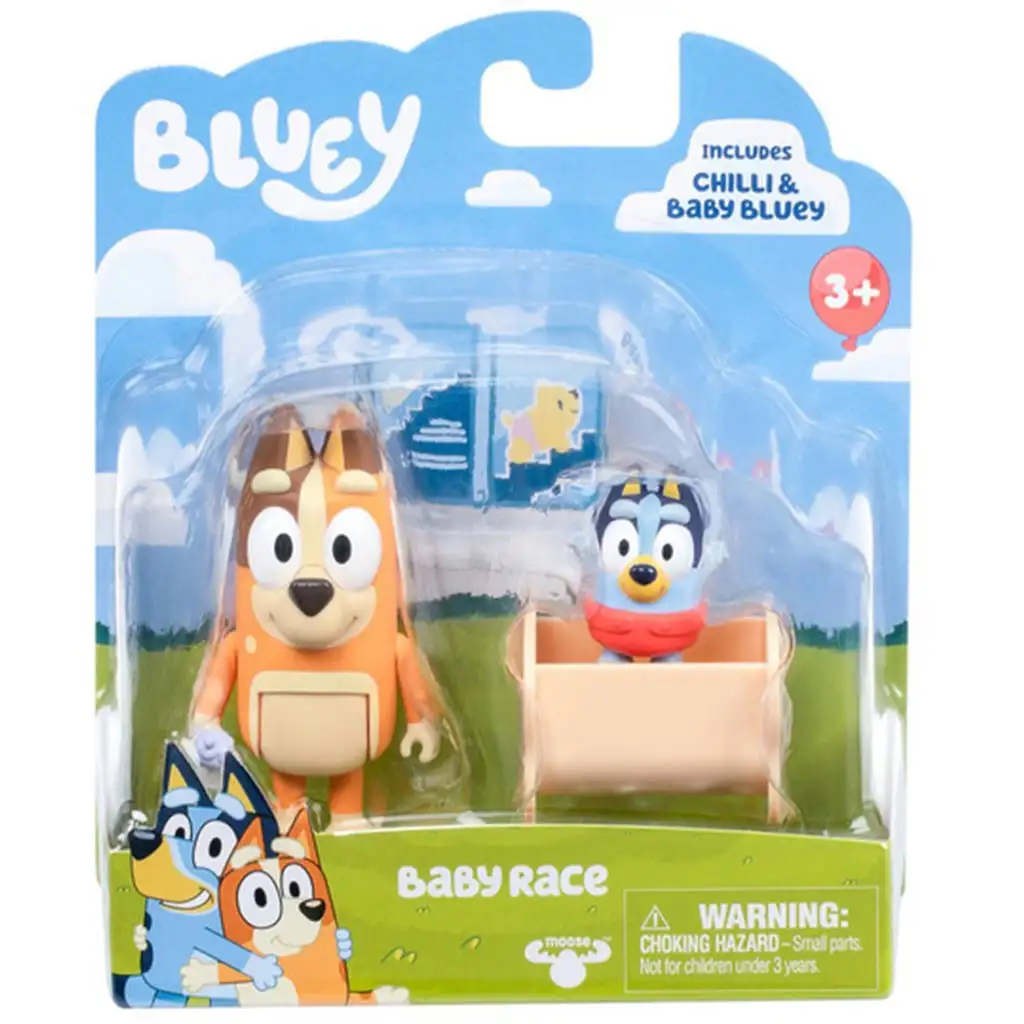 Bluey: Dvojbalenie figúrok - Baby Bluey a Chilli