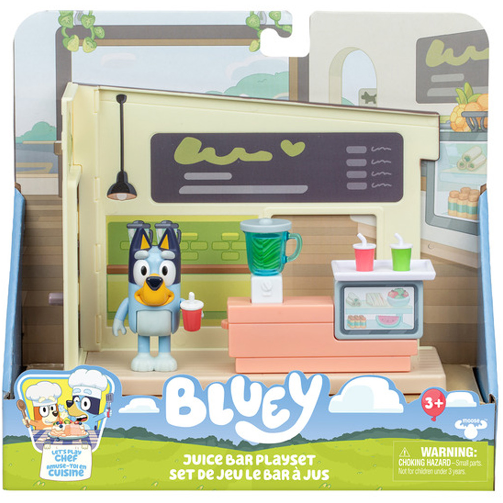 Bluey: Hráčska sada Džúsový obchod s figúrkou Bluey