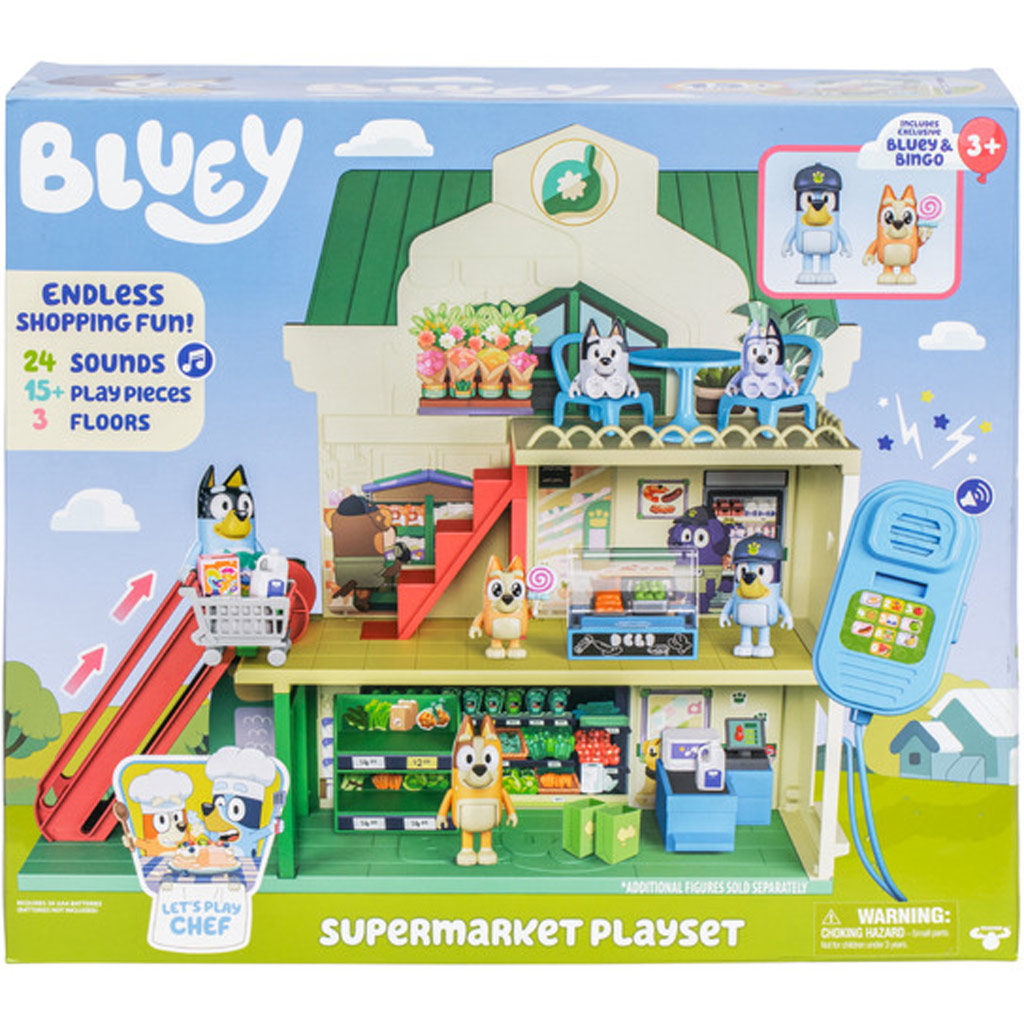 Bluey: Veľká hracia súprava supermarket