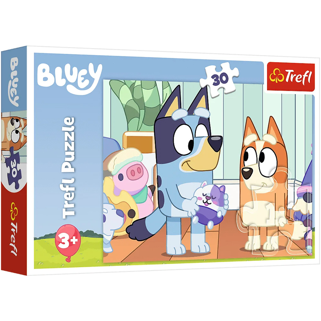 Bluey herný čas 30-dielne puzzle - Trefl