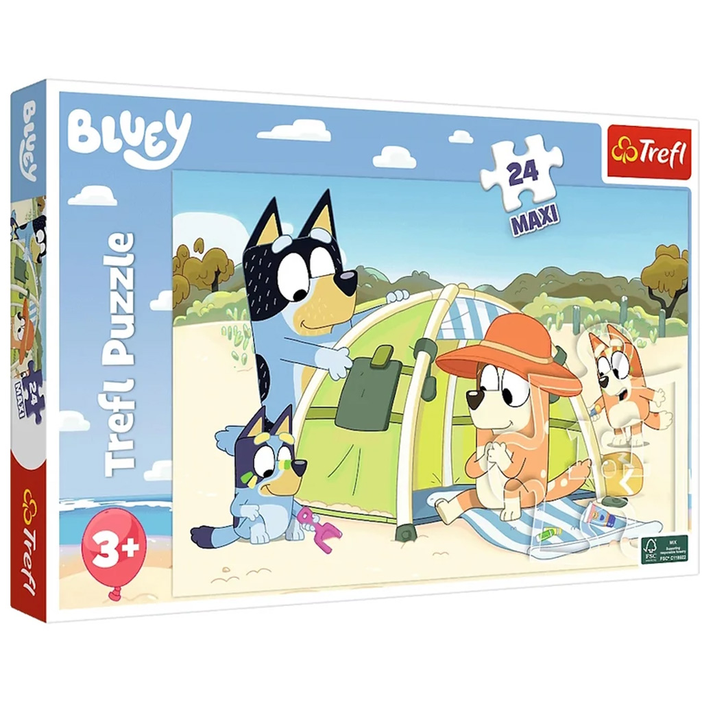 Bluey úžasný deň 24-dielne Maxi puzzle - Trefl