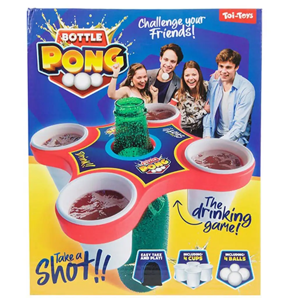 Bottle Pong Pivný pong Party spoločenská hra
