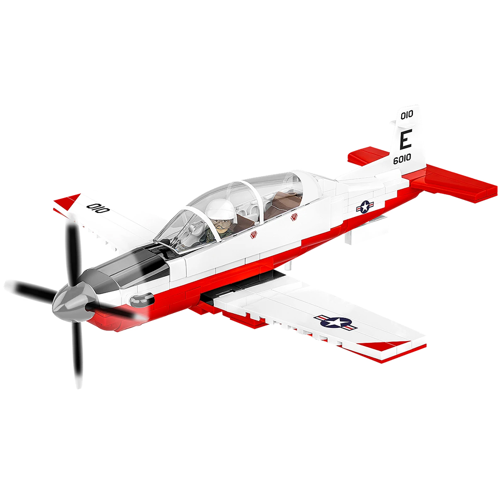 COBI: Beechcraft T-6 Texan II červeno-biela stavebnica (26625) kép 3